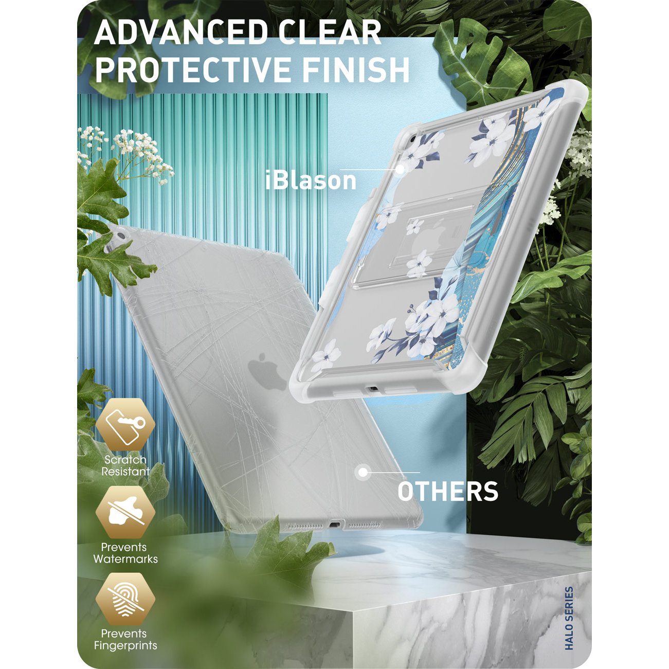 Shop and buy i-Blason Halo Slim Clear Protective Case for iPad 10.2 (2021/2020/2019) with Built-in Kickstand| Casefactorie® online with great deals and sales prices with fast and safe shipping. Casefactorie is the largest Singapore official authorised retailer for the largest collection of mobile premium accessories.