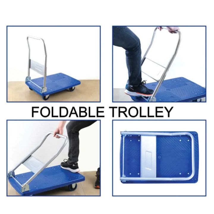 Shop and buy Foldable Hand Trolley With Silent Wheels 150/ 300kg Load Weight Used to move transfer Heavy loads| Casefactorie® online with great deals and sales prices with fast and safe shipping. Casefactorie is the largest Singapore official authorised retailer for the largest collection of mobile premium accessories.