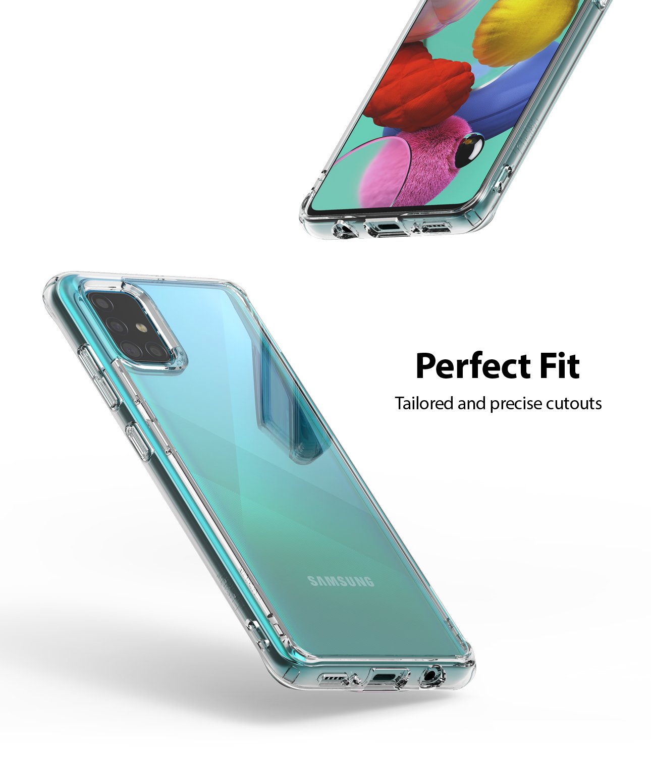 Shop and buy Ringke Fusion Case for Samsung Galaxy A51 (2019) Clear Protection Shockproof Lanyard Hole| Casefactorie® online with great deals and sales prices with fast and safe shipping. Casefactorie is the largest Singapore official authorised retailer for the largest collection of mobile premium accessories.