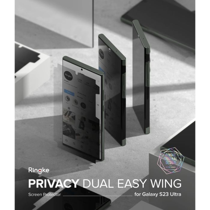 Shop and buy Ringke Dual Easy Screen Protectors Samsung Galaxy S23 Ultra (2023) Installation Kit Privacy Anti-spy| Casefactorie® online with great deals and sales prices with fast and safe shipping. Casefactorie is the largest Singapore official authorised retailer for the largest collection of mobile premium accessories.