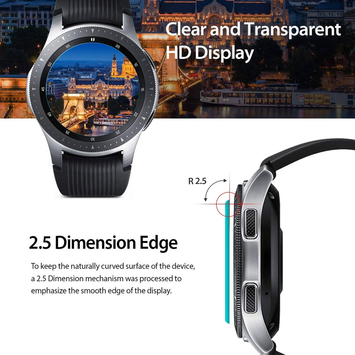 Shop and buy Ringke Tempered Glass Screen Protector for 46mm Samsung Galaxy Watch Gear S3 (2017)| Casefactorie® online with great deals and sales prices with fast and safe shipping. Casefactorie is the largest Singapore official authorised retailer for the largest collection of mobile premium accessories.