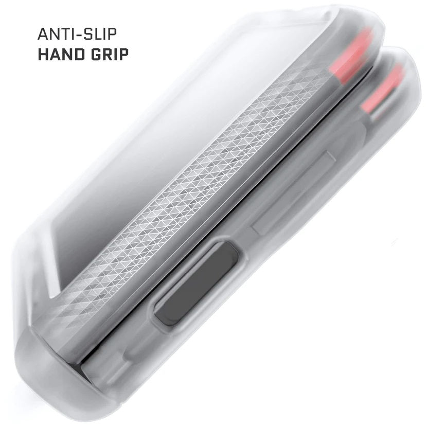 Ghostek Galaxy Flip 5 Protective Clear Aluminum Cases — Atomic Slim Galaxy Z Flip 5 / Black