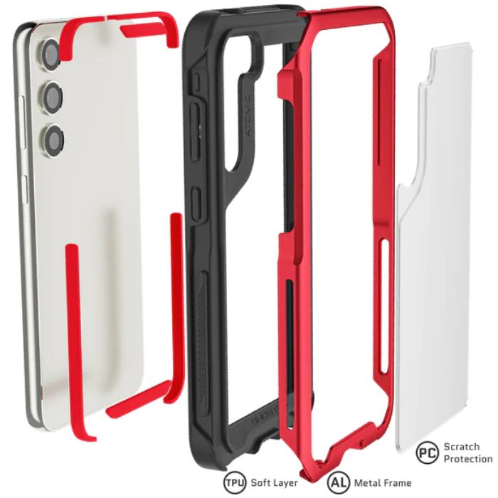 Shop and buy Ghostek Atomic Slim 4 Aluminum Protection Case Samsung Galaxy S23 Plus (2023) Shockproof Non-Slip| Casefactorie® online with great deals and sales prices with fast and safe shipping. Casefactorie is the largest Singapore official authorised retailer for the largest collection of mobile premium accessories.