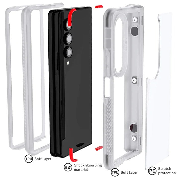 Shop and buy Ghostek Covert 6 Protection Case Samsung Galaxy Z Fold 4 2022 Shockproof Scratchproof Non-Slip Grip| Casefactorie® online with great deals and sales prices with fast and safe shipping. Casefactorie is the largest Singapore official authorised retailer for the largest collection of mobile premium accessories.