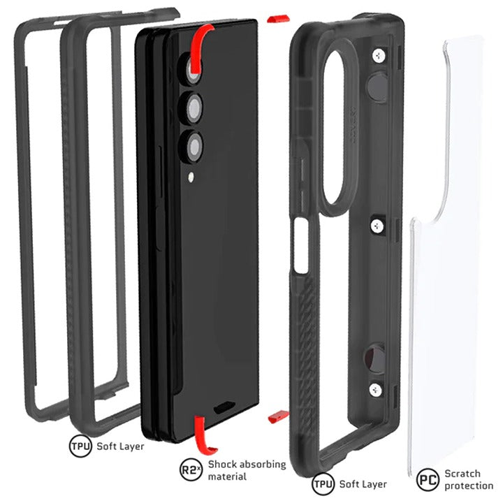 Shop and buy Ghostek Covert 6 Protection Case Samsung Galaxy Z Fold 4 2022 Shockproof Scratchproof Non-Slip Grip| Casefactorie® online with great deals and sales prices with fast and safe shipping. Casefactorie is the largest Singapore official authorised retailer for the largest collection of mobile premium accessories.
