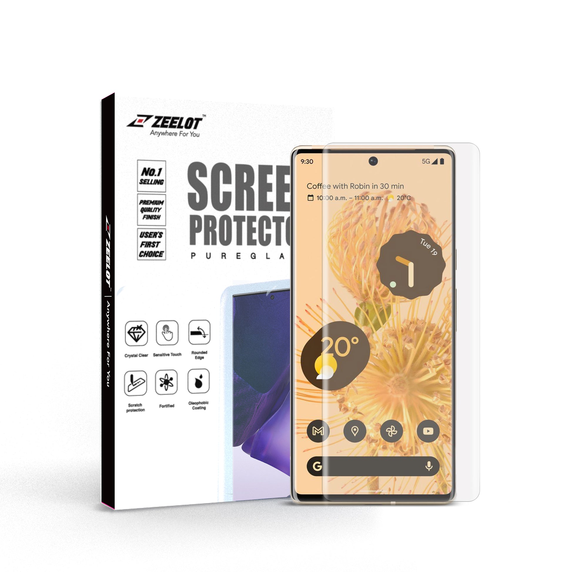 Shop and buy ZEELOT PureGlass 3D Clear LOCA Tempered Glass Screen Protector for Google Pixel 6 Pro (2021)| Casefactorie® online with great deals and sales prices with fast and safe shipping. Casefactorie is the largest Singapore official authorised retailer for the largest collection of mobile premium accessories.