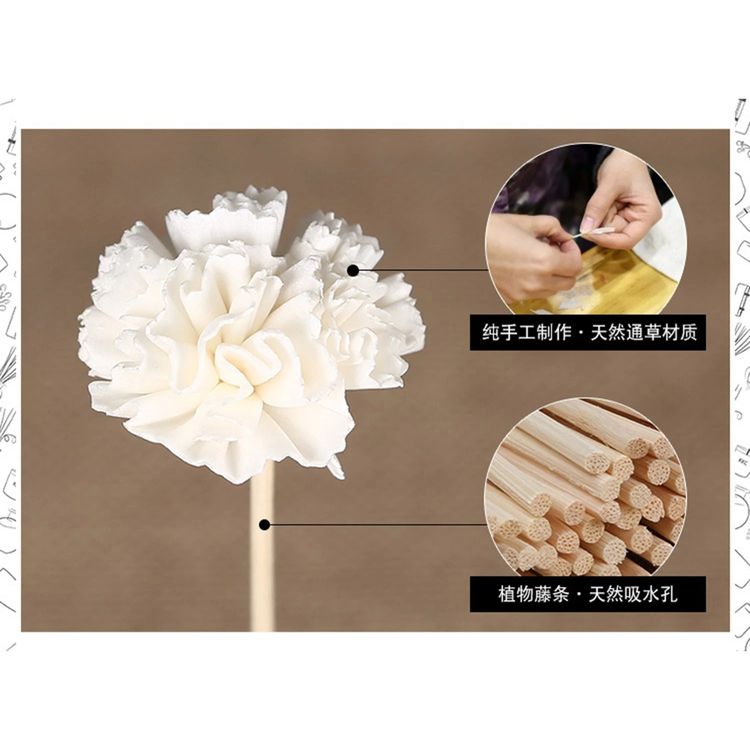 Shop and buy Hand-Made Sola Flower Aromatherapy Reed Diffuser Tetrapanax Papyrifer Dried Simulated Flowers| Casefactorie® online with great deals and sales prices with fast and safe shipping. Casefactorie is the largest Singapore official authorised retailer for the largest collection of household and home care items.