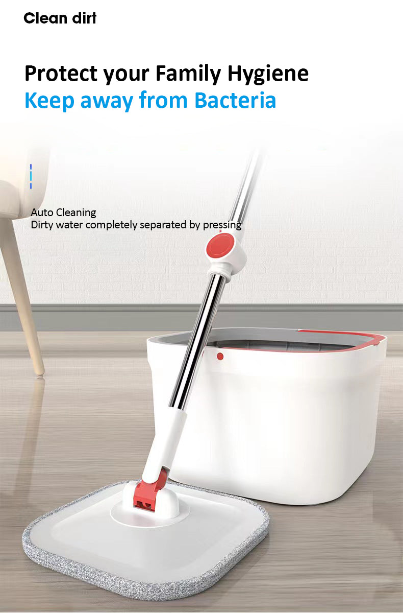 Shop and buy Hands Free Self Cleaning Spin Mop Bucket with Automatic Dirty Water Separated Bucket Quick press| Casefactorie® online with great deals and sales prices with fast and safe shipping. Casefactorie is the largest Singapore official authorised retailer for the largest collection of household and home care items.