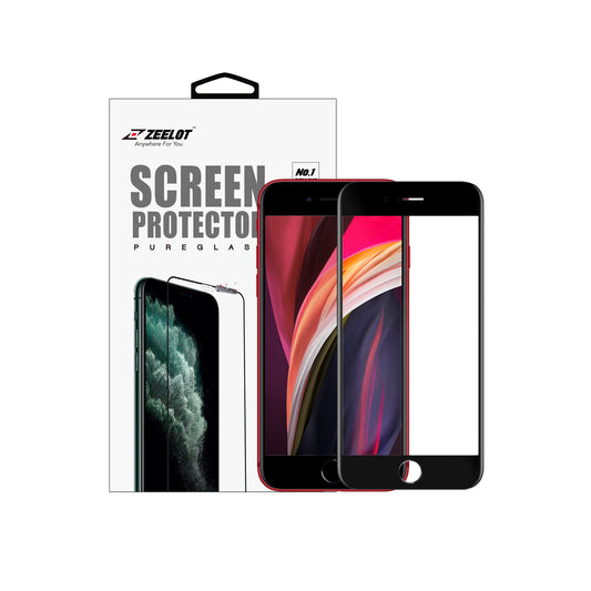 Shop and buy ZEELOT PureGlass 2.5D Clear Tempered Glass Screen Protector for iPhone SE (2020)| Casefactorie® online with great deals and sales prices with fast and safe shipping. Casefactorie is the largest Singapore official authorised retailer for the largest collection of mobile premium accessories.