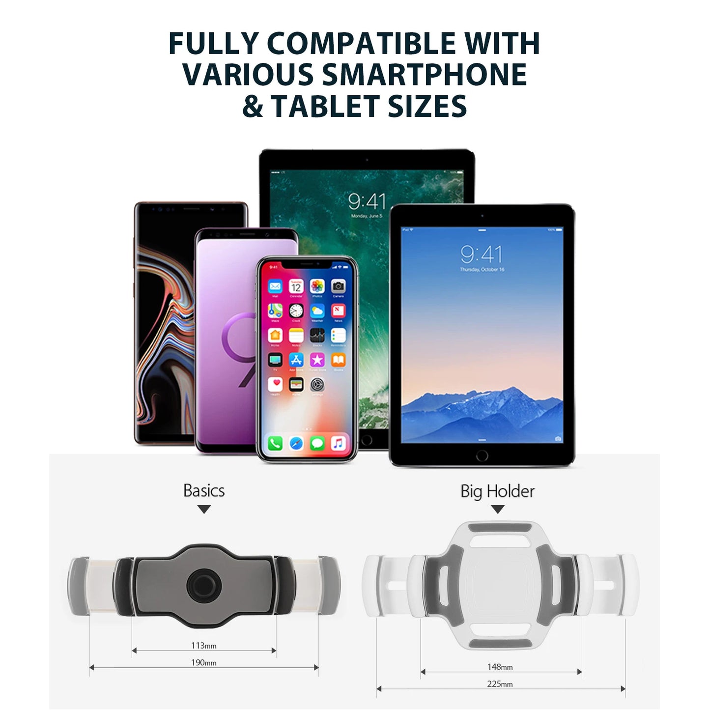 Shop and buy Ringke Iron Tablet Stand with Big Holder for Phones & Tablets Hands-free viewing with Non-slip Pads| Casefactorie® online with great deals and sales prices with fast and safe shipping. Casefactorie is the largest Singapore official authorised retailer for the largest collection of mobile premium accessories.