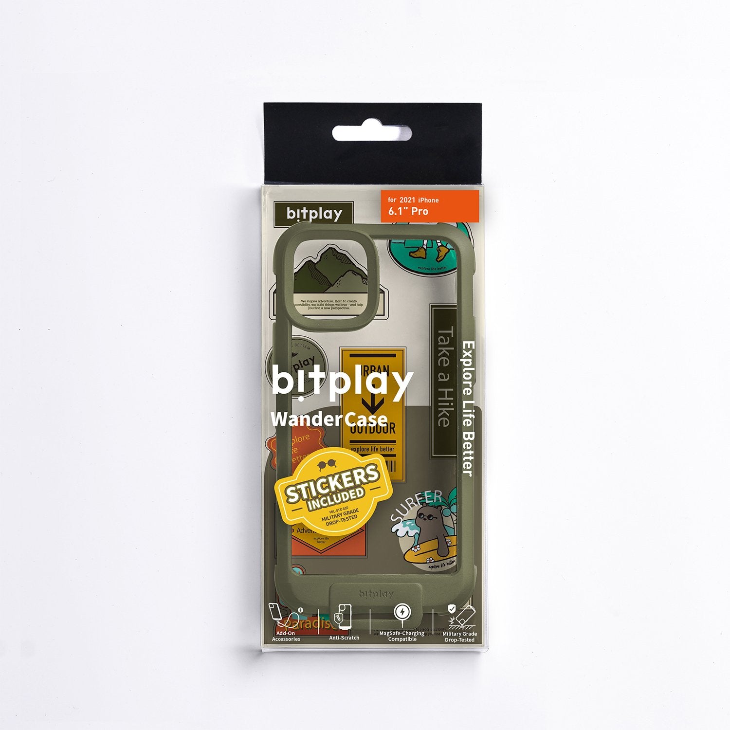 Shop and buy Bitplay Wander Case for iPhone 13 (2021) with Sticker Pack Shockproof Anti-Scratch Backplate| Casefactorie® online with great deals and sales prices with fast and safe shipping. Casefactorie is the largest Singapore official authorised retailer for the largest collection of mobile premium accessories.