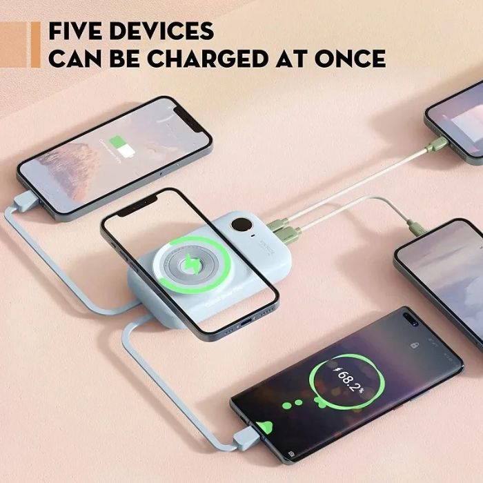 Shop and buy Lycra Series Wireless Magnetic Charging Power Bank 10000mAh with Dual Cables & Digital Display| Casefactorie® online with great deals and sales prices with fast and safe shipping. Casefactorie is the largest Singapore official authorised retailer for the largest collection of mobile premium accessories.