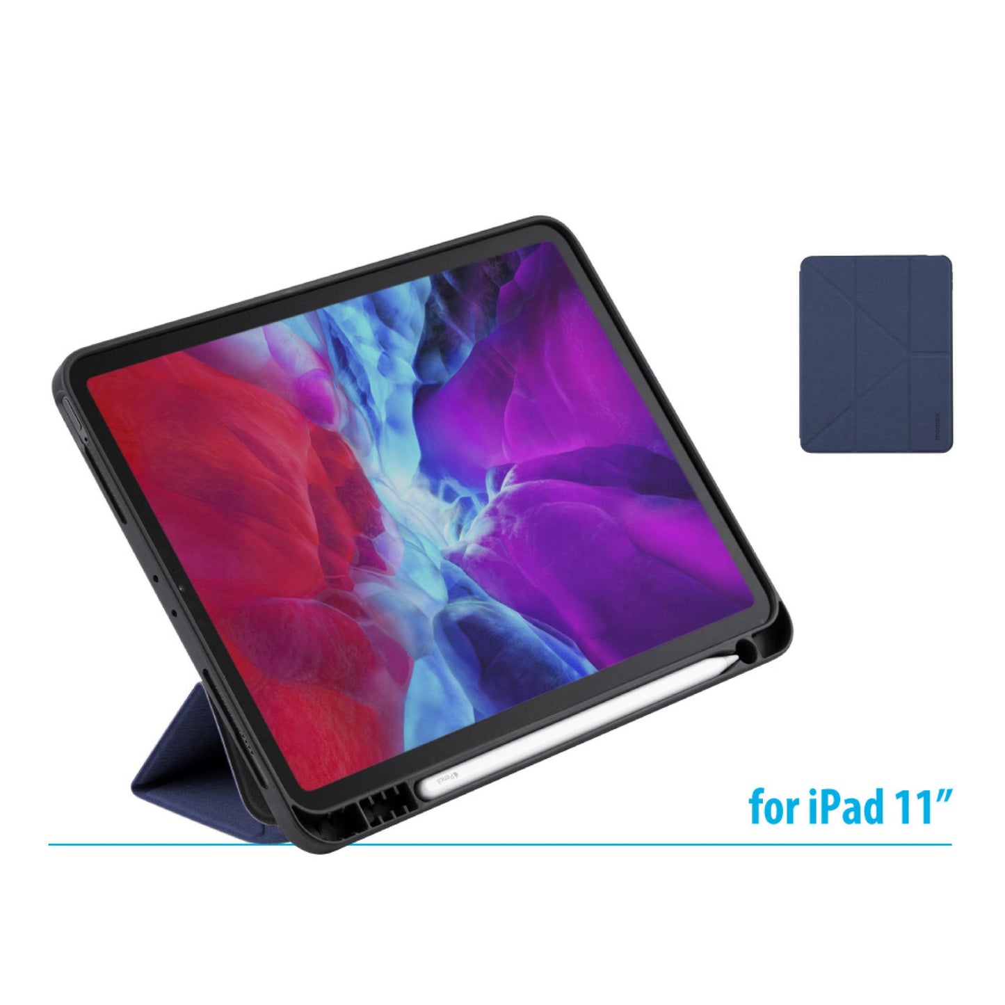 Shop and buy Momax Folding Style Flip Cover Case iPad Pro 11" (2018-2021) Apple Pencil Holder 360-Degree Protection| Casefactorie® online with great deals and sales prices with fast and safe shipping. Casefactorie is the largest Singapore official authorised retailer for the largest collection of mobile premium accessories.