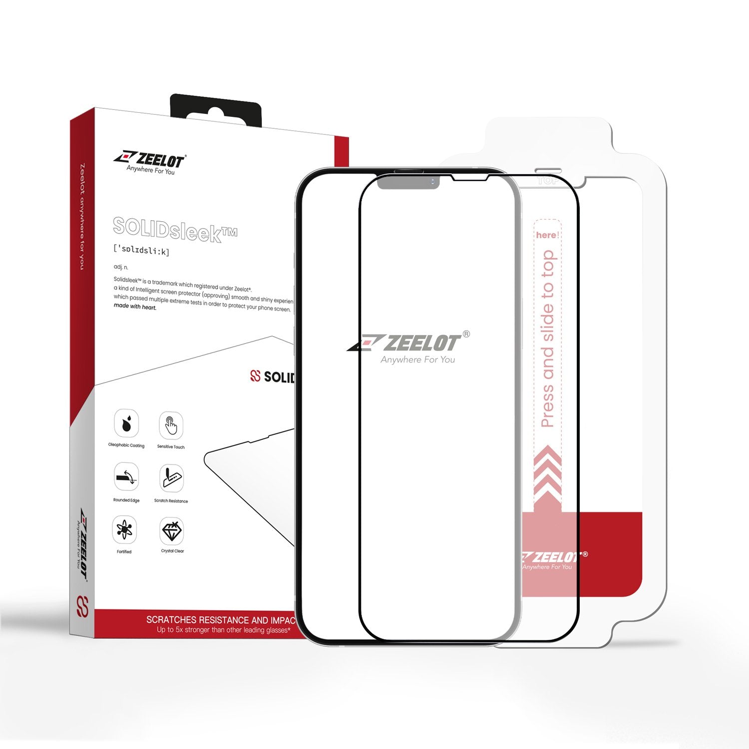 Shop and buy Zeelot SOLIDsleek Tempered Glass Screen Protector with Easy Alignment Kit iPhone 13 Pro Max (2021)| Casefactorie® online with great deals and sales prices with fast and safe shipping. Casefactorie is the largest Singapore official authorised retailer for the largest collection of mobile premium accessories.