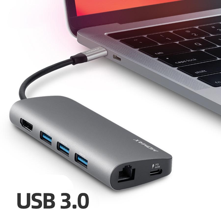 Shop and buy Momax DHC6E One Link 8-in-1 USB-C Hub with 60W Power Delivery Multiport Adapter Hdmi USB 3.0 Micro SD Card| Casefactorie® online with great deals and sales prices with fast and safe shipping. Casefactorie is the largest Singapore official authorised retailer for the largest collection of mobile premium accessories.