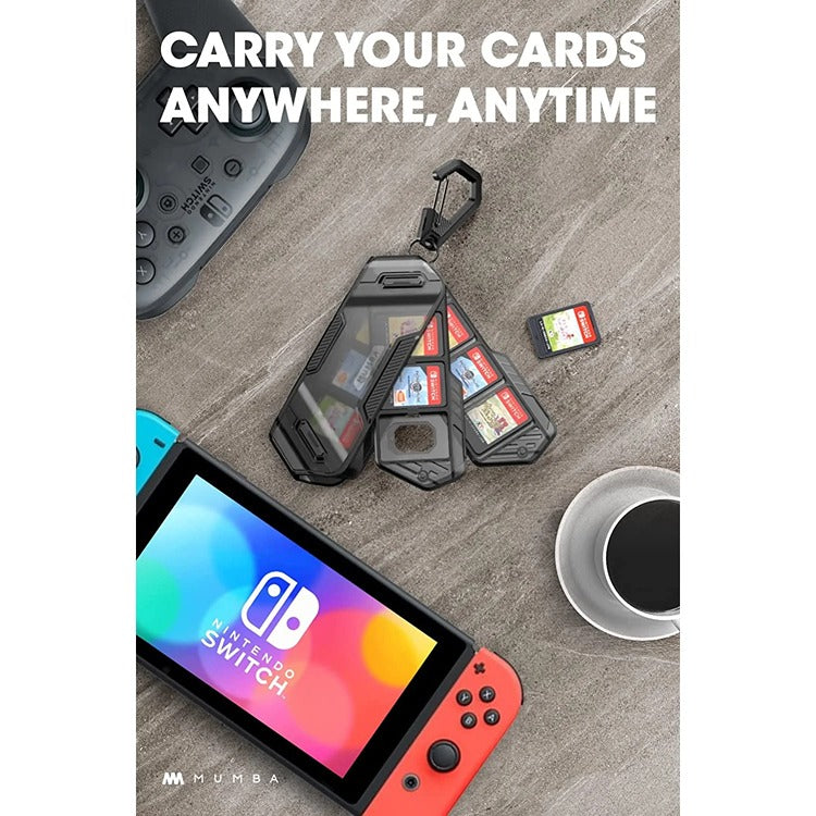 Shop and buy Mumba 12 Nintendo Switch Game Card Case Holder 4-layer rotary holders Holds 12 game cards Portable| Casefactorie® online with great deals and sales prices with fast and safe shipping. Casefactorie is the largest Singapore official authorised retailer for the largest collection of mobile premium accessories.