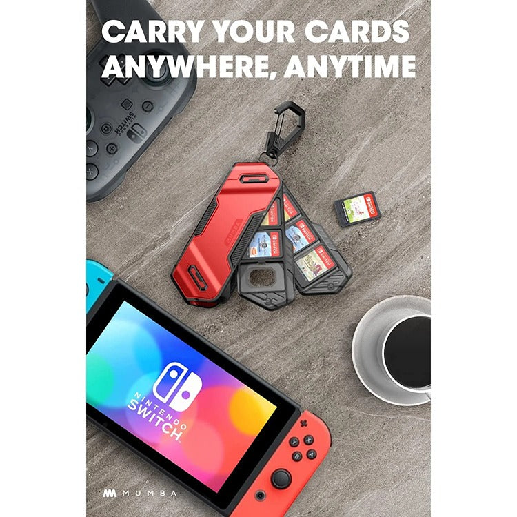 Shop and buy Mumba 12 Nintendo Switch Game Card Case Holder 4-layer rotary holders Holds 12 game cards Portable| Casefactorie® online with great deals and sales prices with fast and safe shipping. Casefactorie is the largest Singapore official authorised retailer for the largest collection of mobile premium accessories.