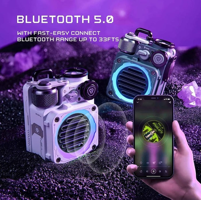 Shop and buy Muzen Cyber Cube Bluetooth Speaker RGB LED Light IPX5 Waterproof Portable Long Battery Life| Casefactorie® online with great deals and sales prices with fast and safe shipping. Casefactorie is the largest Singapore official authorised retailer for the largest collection of mobile premium accessories.