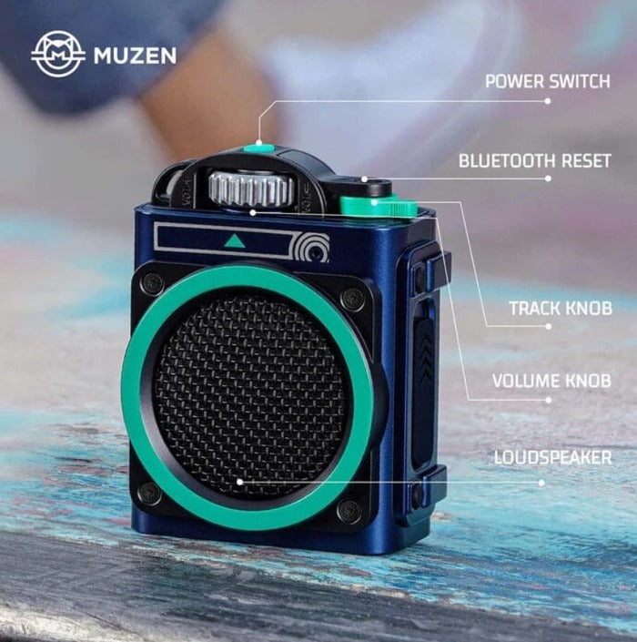 Shop and buy Muzen Wild Go Bluetooth Speaker Waterproof｜Dustproof｜Splashproof Portable Long Battery Life| Casefactorie® online with great deals and sales prices with fast and safe shipping. Casefactorie is the largest Singapore official authorised retailer for the largest collection of mobile premium accessories.