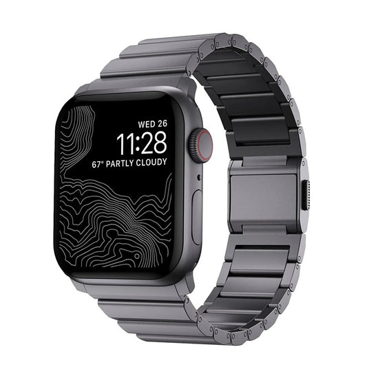 Shop and buy NOMAD Aluminum Band Metal Strap for Apple Watch 49mm/45mm/44mm/42mm DLC scratch-resistant coating| Casefactorie® online with great deals and sales prices with fast and safe shipping. Casefactorie is the largest Singapore official authorised retailer for the largest collection of mobile premium accessories.