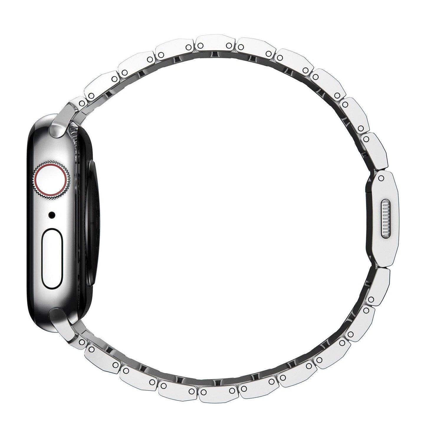 Shop and buy Nomad Stainless Steel Strap V2 Apple Watch 44mm/42mm Custom stainless steel lugs scratch resistant| Casefactorie® online with great deals and sales prices with fast and safe shipping. Casefactorie is the largest Singapore official authorised retailer for the largest collection of mobile premium accessories.
