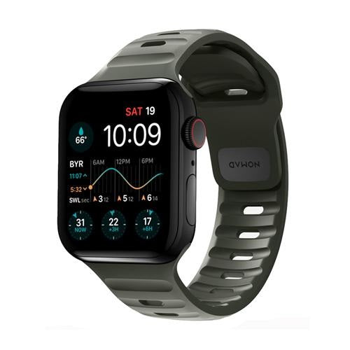 Shop and buy Nomad FKM Rubber Sports Strap for Apple Watch 41mm/40mm/38mm Aluminum closure pin Waterproof| Casefactorie® online with great deals and sales prices with fast and safe shipping. Casefactorie is the largest Singapore official authorised retailer for the largest collection of mobile premium accessories.