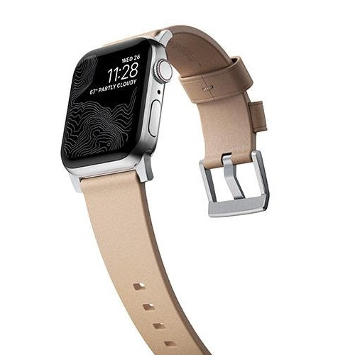 Shop and buy Nomad Leather Horween Modern Strap Apple Watch Series SE/6/5/4/3/2 (44mm/42mm) Stainless Steel Buckle Lugs| Casefactorie® online with great deals and sales prices with fast and safe shipping. Casefactorie is the largest Singapore official authorised retailer for the largest collection of mobile premium accessories.