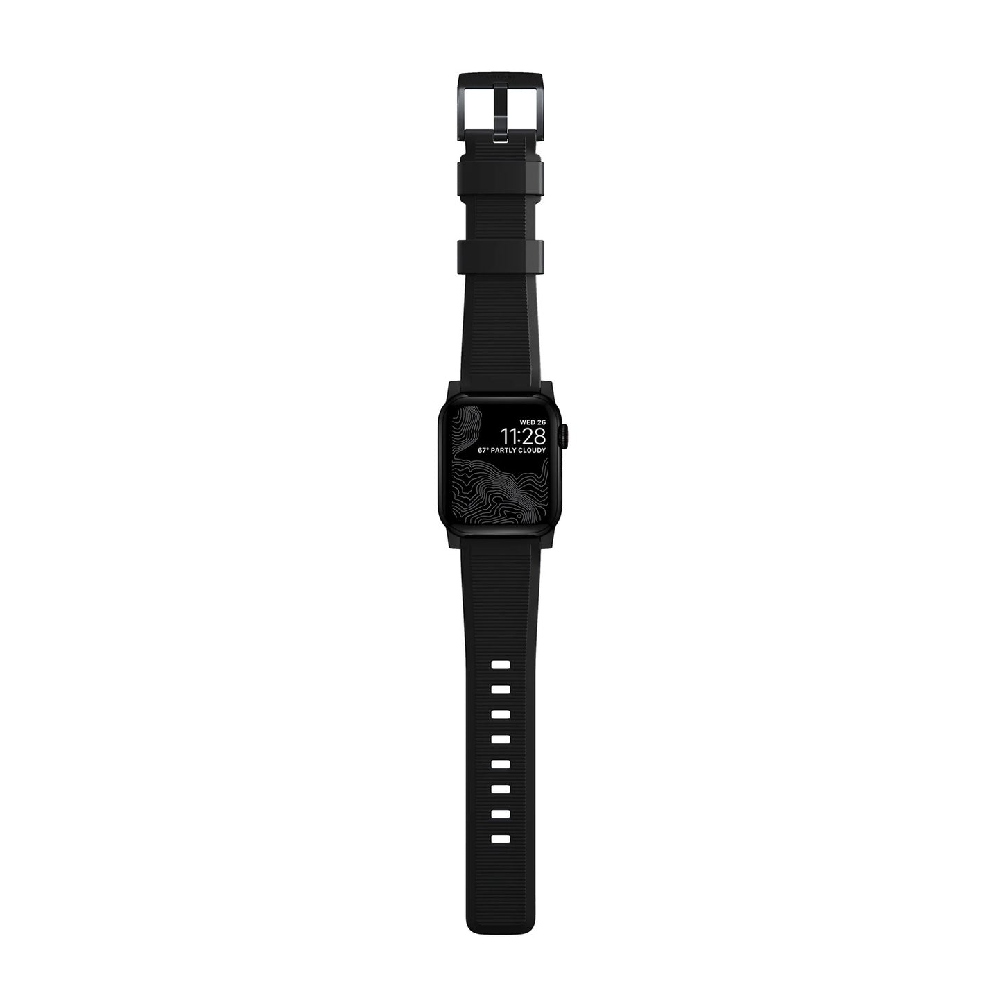 Shop and buy Nomad Rugged Silicone Vulcanized FKM Rubber Sports Strap for Apple Watch 44mm/42mm | Casefactorie® online with great deals and sales prices with fast and safe shipping. Casefactorie is the largest Singapore official authorised retailer for the largest collection of mobile premium accessories.