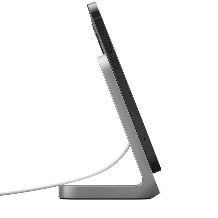 Shop and buy Nomad Vertical MagSafe Mount Stand (Without Charger) Charge in portrait and landscape orientation| Casefactorie® online with great deals and sales prices with fast and safe shipping. Casefactorie is the largest Singapore official authorised retailer for the largest collection of mobile premium accessories.