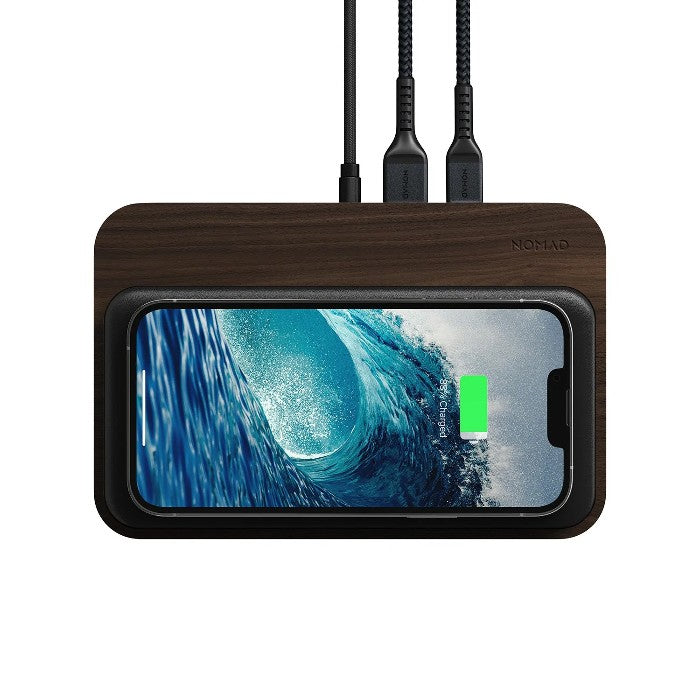 Nomad Base Station Horween Leather Charging Pad Hub Edition with