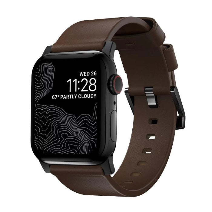 Shop and buy Nomad Modern Strap for Apple Watch 49mm/45mm/44mm/42mm By Nomad Leather Custom buckle and lugs| Casefactorie® online with great deals and sales prices with fast and safe shipping. Casefactorie is the largest Singapore official authorised retailer for the largest collection of mobile premium accessories.