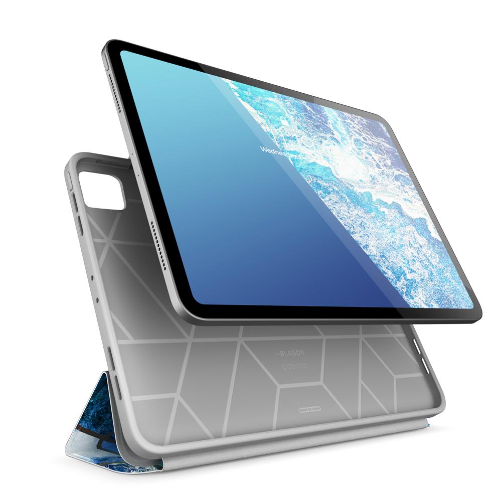 Shop and buy i-Blason Cosmo Case iPad Pro 12.9" (2018-2022) Apple Pencil Holder Foldable kickstand Shockproof| Casefactorie® online with great deals and sales prices with fast and safe shipping. Casefactorie is the largest Singapore official authorised retailer for the largest collection of mobile premium accessories.