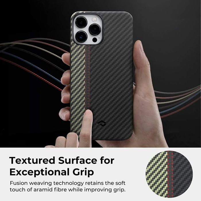 Shop and buy PITAKA Aramid Fiber Fusion Weaving MagEZ 2 Case for iPhone 13 Pro (2021) non-slip texture| Casefactorie® online with great deals and sales prices with fast and safe shipping. Casefactorie is the largest Singapore official authorised retailer for the largest collection of mobile premium accessories.