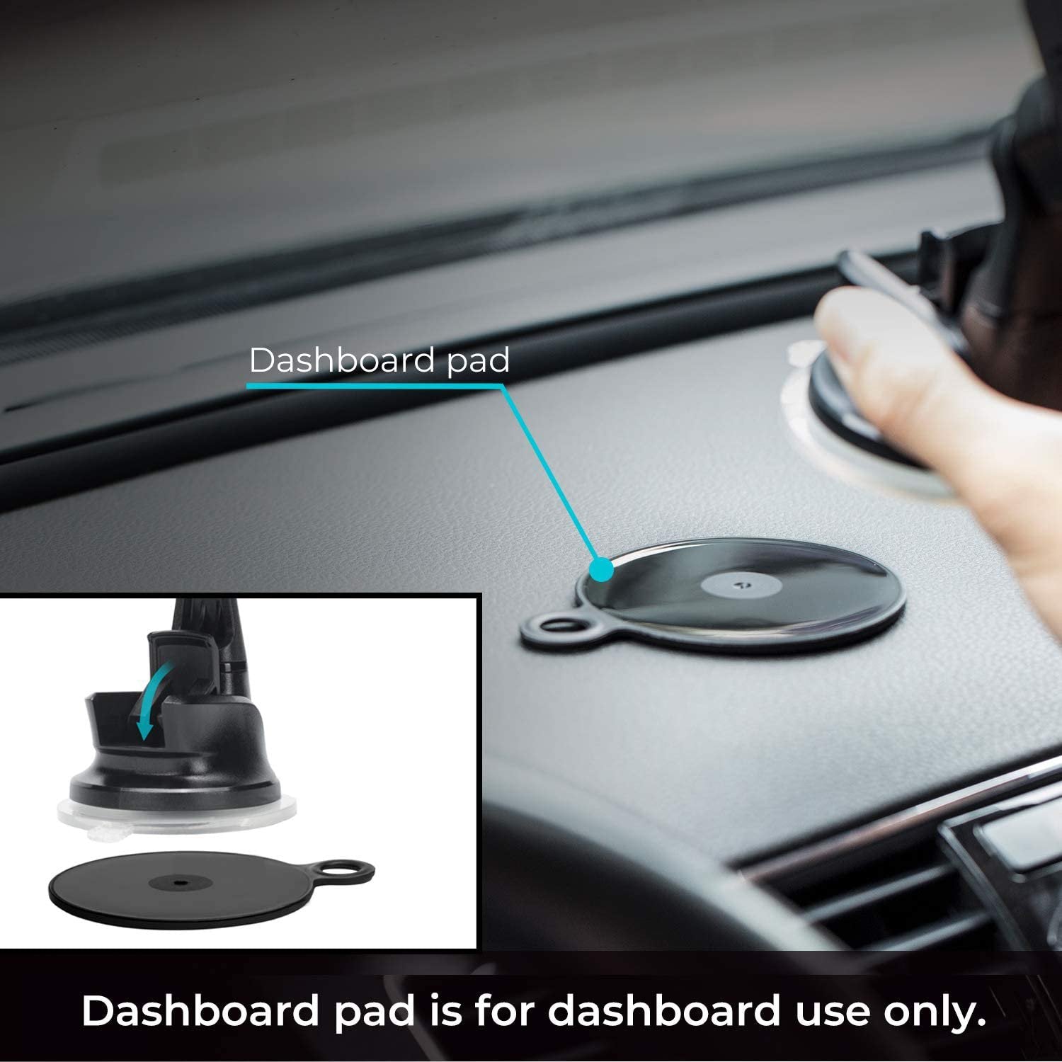 Shop and buy Pitaka MagEz Mount Qi Suction Cup Robust smartphone holder Car Dashboard Holder 360-degree rotate| Casefactorie® online with great deals and sales prices with fast and safe shipping. Casefactorie is the largest Singapore official authorised retailer for the largest collection of mobile premium accessories.