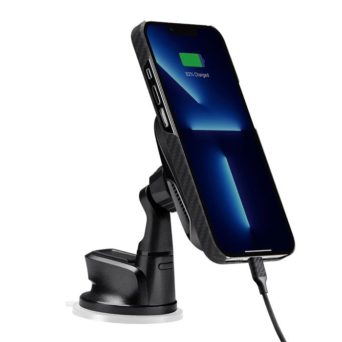 Shop and buy Pitaka MagEZ Car Mount Pro 15W Fast Wireless Charger MagSafe Compatible Built-in Fan Stable Secure| Casefactorie® online with great deals and sales prices with fast and safe shipping. Casefactorie is the largest Singapore official authorised retailer for the largest collection of mobile premium accessories.