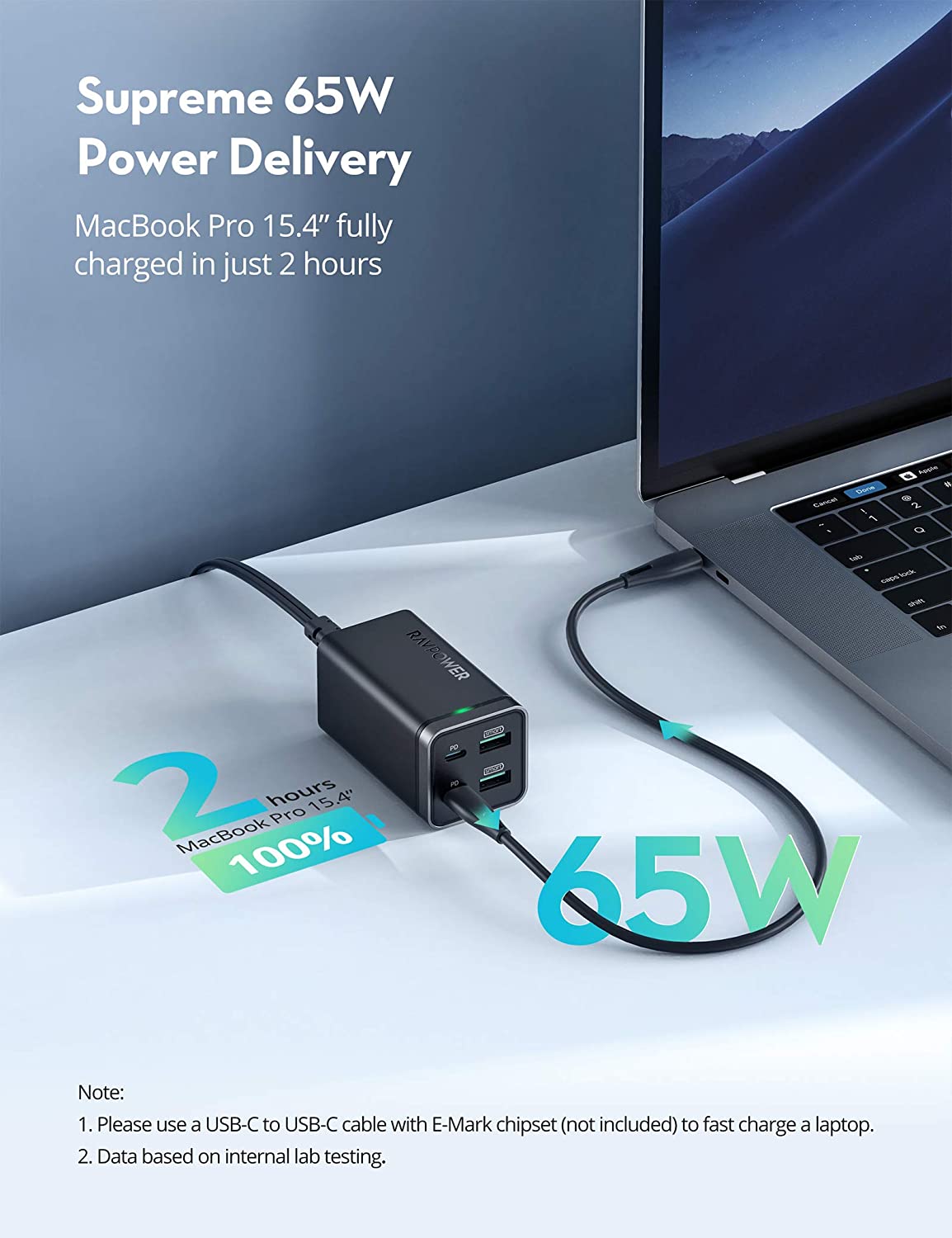 Shop and buy RAVPower RP-PC136 Power Delivery Pioneer 65W 4-Port Desktop Charger with GaN Technology| Casefactorie® online with great deals and sales prices with fast and safe shipping. Casefactorie is the largest Singapore official authorised retailer for the largest collection of mobile premium accessories.