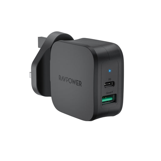 Shop and buy RAVPower RP-PC144 30W Dual Port Wall Charger Power Delivery MFi Certified Safety Protection| Casefactorie® online with great deals and sales prices with fast and safe shipping. Casefactorie is the largest Singapore official authorised retailer for the largest collection of mobile premium accessories.