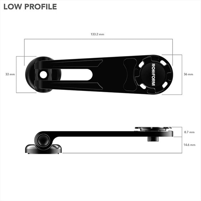 Shop and buy ROKFORM V4 Pro Series Aluminum Bike Mount Dual Retention locking system safety lanyard Feather-light| Casefactorie® online with great deals and sales prices with fast and safe shipping. Casefactorie is the largest Singapore official authorised retailer for the largest collection of mobile premium accessories.