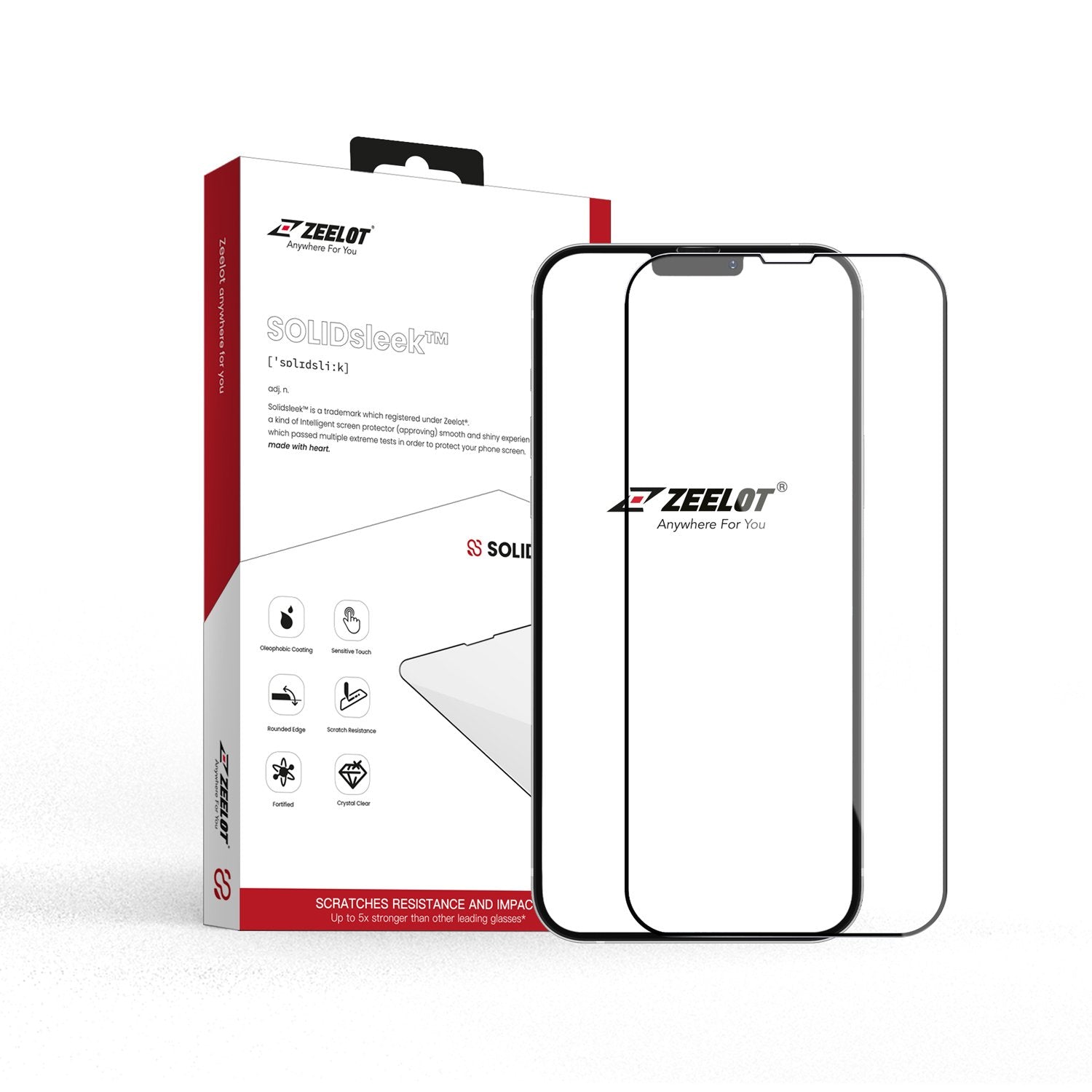 Shop and buy Zeelot SOLIDsleek Tempered Glass Screen Protector for iPhone 13 Mini (2021) anti-fingerprint| Casefactorie® online with great deals and sales prices with fast and safe shipping. Casefactorie is the largest Singapore official authorised retailer for the largest collection of mobile premium accessories.