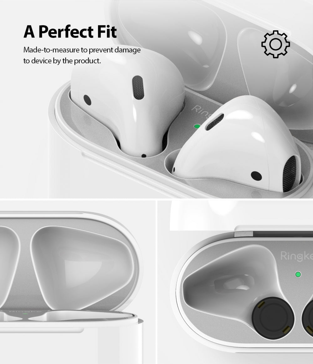 Shop and buy Ringke Dust Guard Sticker for AirPods 2nd generation/1st generation (2018/2017)| Casefactorie® online with great deals and sales prices with fast and safe shipping. Casefactorie is the largest Singapore official authorised retailer for the largest collection of mobile premium accessories.