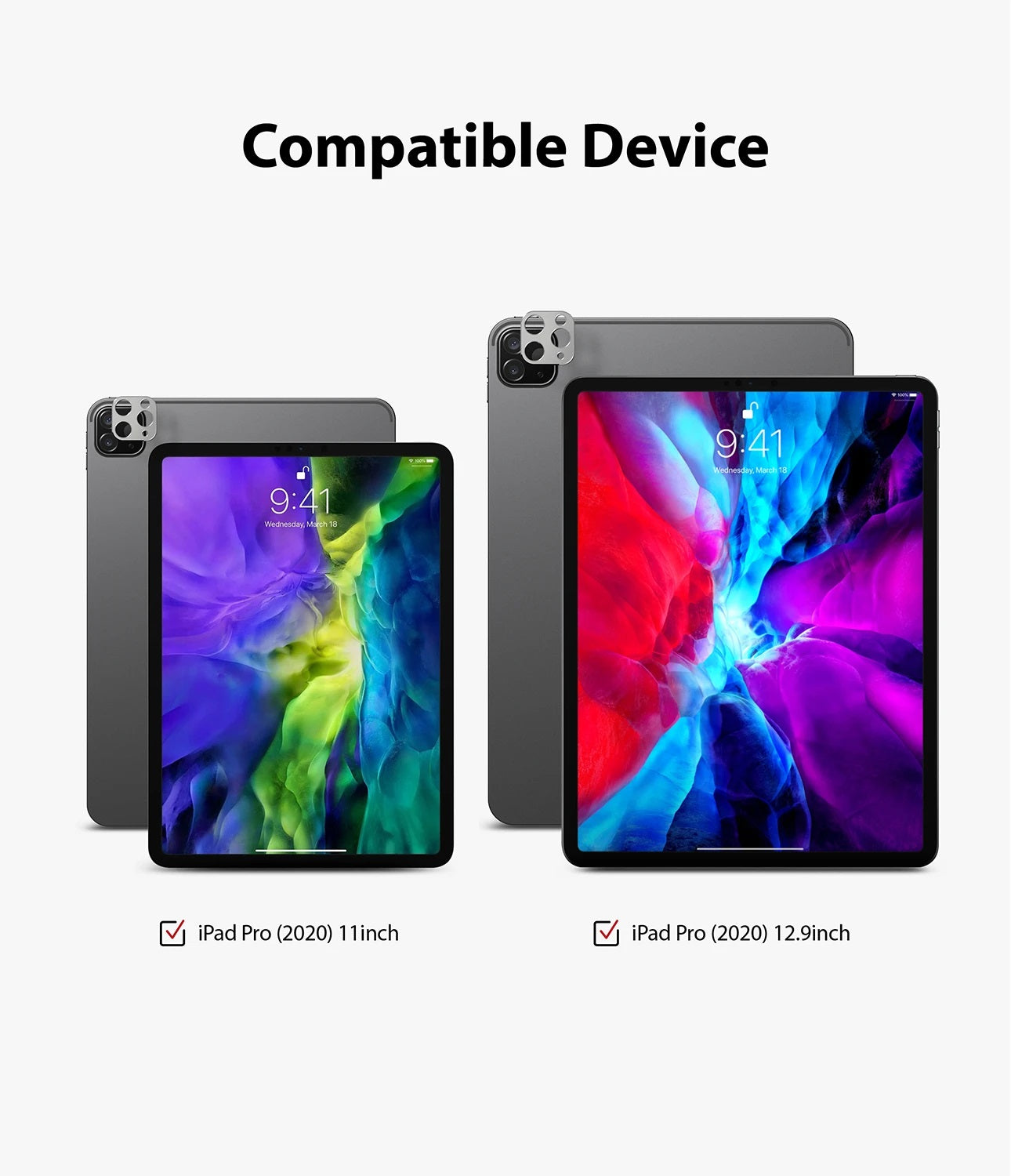 Shop and buy Ringke Camera Styling for iPad Pro 11" & 12.9" 2020 Aluminum camera bezel cover | Casefactorie® online with great deals and sales prices with fast and safe shipping. Casefactorie is the largest Singapore official authorised retailer for the largest collection of mobile premium accessories.
