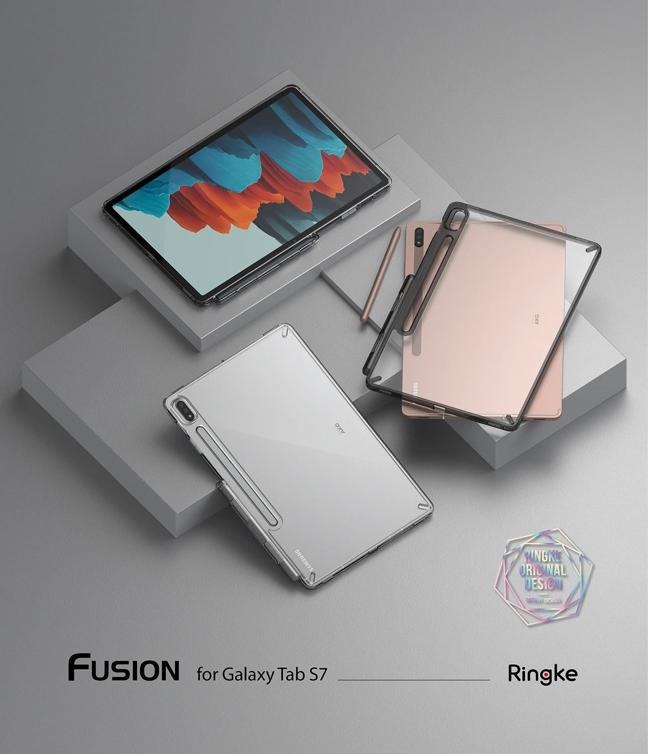 Shop and buy Ringke Fusion Clear Case for Samsung Galaxy Tab S7 (2020) built-in pen holder Shockproof| Casefactorie® online with great deals and sales prices with fast and safe shipping. Casefactorie is the largest Singapore official authorised retailer for the largest collection of mobile premium accessories.