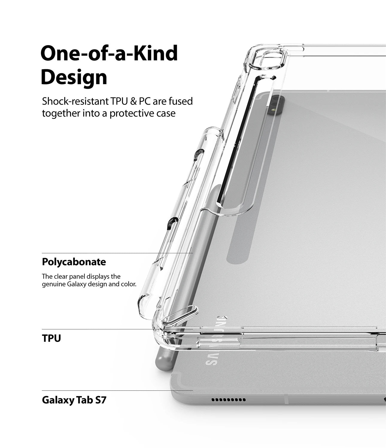 Shop and buy Ringke Fusion Clear Case for Samsung Galaxy Tab S7 (2020) built-in pen holder Shockproof| Casefactorie® online with great deals and sales prices with fast and safe shipping. Casefactorie is the largest Singapore official authorised retailer for the largest collection of mobile premium accessories.