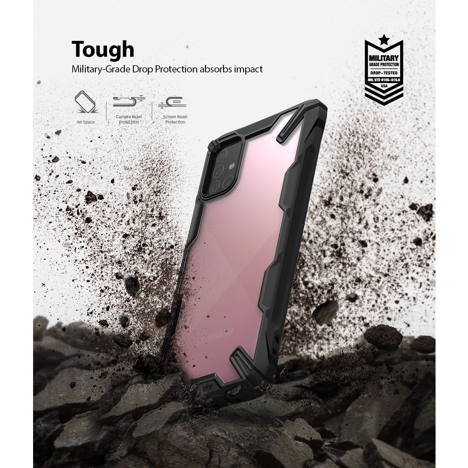 Shop and buy Ringke Fusion X Case for Samsung Galaxy A71 (2019) Shockproof Cover Drop Protection Lanyard Hole| Casefactorie® online with great deals and sales prices with fast and safe shipping. Casefactorie is the largest Singapore official authorised retailer for the largest collection of mobile premium accessories.