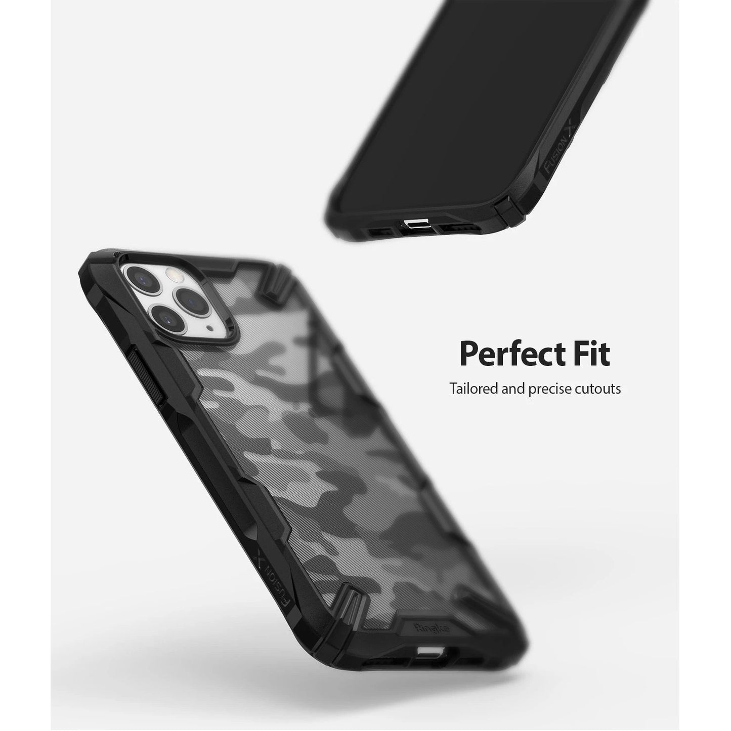 Shop and buy Ringke Fusion X Design Case for iPhone 11 Pro (2019) Shockproof Stripe Camo Black Lanyard Hole| Casefactorie® online with great deals and sales prices with fast and safe shipping. Casefactorie is the largest Singapore official authorised retailer for the largest collection of mobile premium accessories.