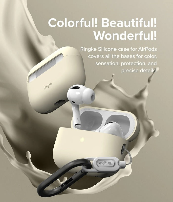 Shop and buy Ringke Silicone Case for AirPods Pro 2 (2022) Shock Resistant Optimal Fit Oil based Coating| Casefactorie® online with great deals and sales prices with fast and safe shipping. Casefactorie is the largest Singapore official authorised retailer for the largest collection of mobile premium accessories.