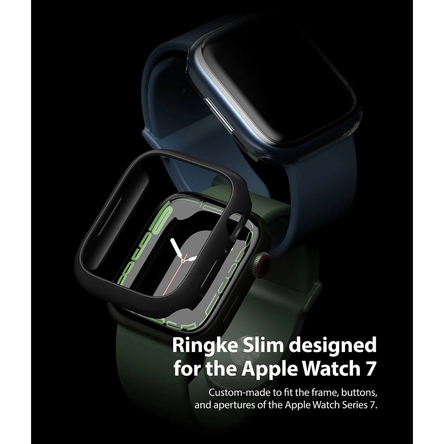 Shop and buy Ringke Slim Case for Apple Watch Series 7 custom-made to fit perfectly anti-discoloration| Casefactorie® online with great deals and sales prices with fast and safe shipping. Casefactorie is the largest Singapore official authorised retailer for the largest collection of mobile premium accessories.