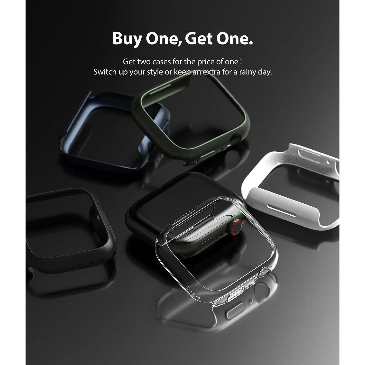 Shop and buy Ringke Slim Case for Apple Watch Series 7 custom-made to fit perfectly anti-discoloration| Casefactorie® online with great deals and sales prices with fast and safe shipping. Casefactorie is the largest Singapore official authorised retailer for the largest collection of mobile premium accessories.