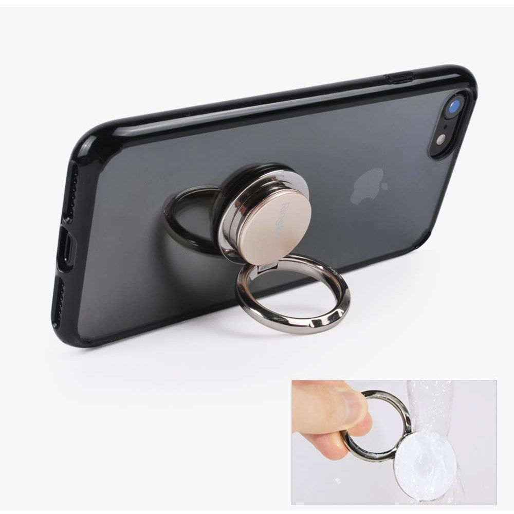 Shop and buy Ringke Ring Black Full 360° Rotation Grip Kickstand Holder Case Accessory Free 2 cable holder| Casefactorie® online with great deals and sales prices with fast and safe shipping. Casefactorie is the largest Singapore official authorised retailer for the largest collection of mobile premium accessories.