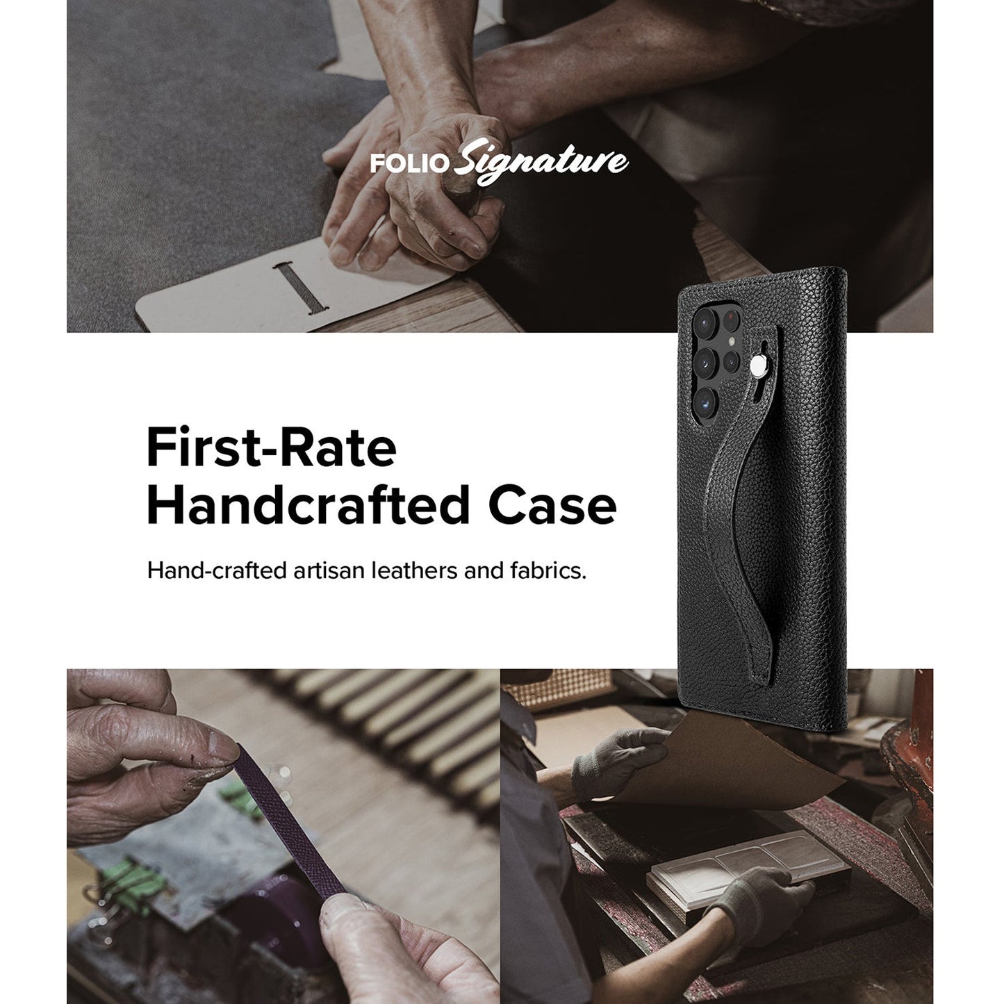 Ringke Folio Signature EZ Strap Case for Samsung Galaxy S22 Ultra (2022)